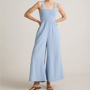 Quince Sky Blue Women's Jumpsuit